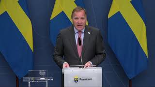 Stefan Löfven avgår som statsminister • Hör hans egna ord om varför [upl. by Anilet]