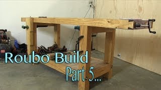 Build a solid workbench on a budget split top roubo Part 5 The Dovetail version 1 [upl. by Selia653]