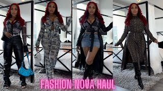 FASHION NOVA TRY ON HAUL  CLASSY quotIT GIRLquot LOOKS [upl. by Therine]