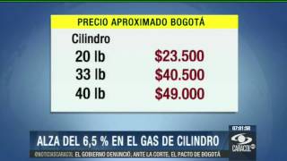 Precio de gas propano subirá 65 a partir del próximo domingo [upl. by Aihsilat]