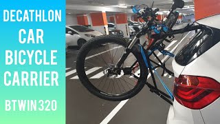 Decathlon Car Bicycle Rack  English  BTWIN 320 [upl. by Nyrhtakyram857]