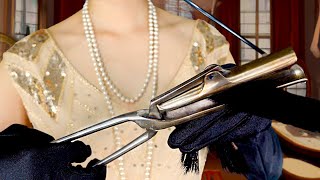 ASMR Haircut amp Styling For Gatsbys Party🍸  1920s Roleplay Layered Sounds Personal Attention [upl. by Ahsoyem]