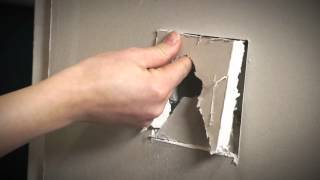 Bunnings DIY Hints and Tips  Fixing A Hole In The Wall [upl. by Leehar553]