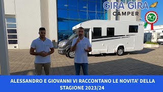 Camper Arca Adria CI Elnagh Panama Roller Team Sun Living Xgo NEWS Stagione 2024 e Xcamp 95 plus [upl. by Clareta41]