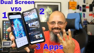 LG V50 ThinQ 5G Dual Screen Review  Does Having 2 Displays Help  Gaming Multitasking [upl. by Nymrak50]