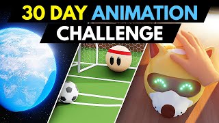 30 Day Blender Animation Challenge  Bouncing Ball [upl. by Kcirtapnaes]