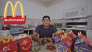 MCDONALDS 10 BOX HAPPY MEAL CHALLENGE [upl. by Charity590]