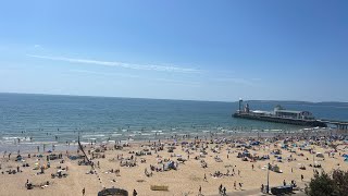 Bournemouth Beach 🏖️ 2024 🇬🇧 [upl. by Lienahs]