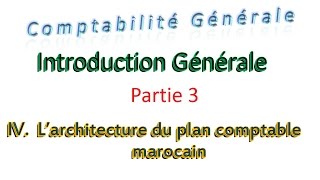 3 comptabilité générale  Introduction générale partie 3 plan comptable marocain [upl. by Schnapp]