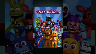 How many FNAF world animatronics are there fnaf [upl. by Sikko610]