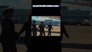 Fallen Soldier Coming Home surprise cominghome soldier [upl. by Doll]