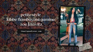 Kibbe Flamboyant Gamine Zoe Kravitz Inspiration [upl. by Ahsinad833]