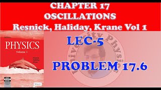 Sample Problem 176 Resnick Halliday Krane volume 1 Chapter 17 Haliday Resnick and Krane Volume 1 [upl. by Eicyaj]