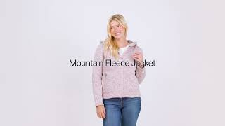 Womens Mountain Fleece Jacket [upl. by Mila238]