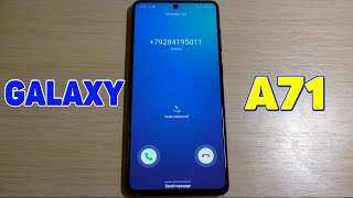 Samsung Galaxy A71 incoming call [upl. by Renaldo]