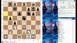 Blitz Chess 13 rematch IM Bartholomew vs IM tac49 Kings Indian  Samisch Variation [upl. by Alicia]