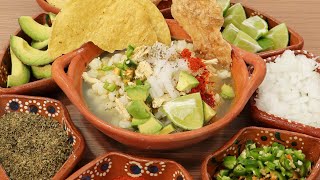 POZOLE BLANCO DE POLLO [upl. by Kordula400]