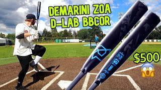 Hitting with the 2022 DeMarini ZOA DLab  BBCOR Baseball Bat Review [upl. by Mayhew970]