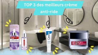 TOP 3 DES MEILLEURS CREME ANTIRIDE [upl. by Wheaton797]