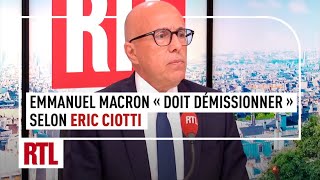 Éric Ciotti invité de Stéphane Carpentier dans RTL Matin Intégrale [upl. by Ahsimit]