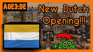 AoE3DE New Dutch OP Opening  Full Dutch Patch Discussion [upl. by Eseerehc512]