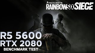 R5 5600  RTX 2080  R6 Siege  Ultra Settings Benchmark Test [upl. by Algar]