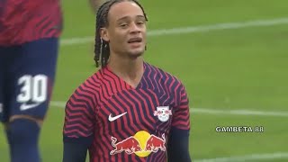 Xavi Simons vs Udinese  Debut for RB Leipzig  25072023 [upl. by Reinwald]