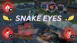 Tanki Online  Snake Eyes  Two EXOTICS  MM Highlights [upl. by Hgieleak618]