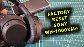 How To Factory Reset Sony WH1000XM4 Headphone  Hard Reset  Fix Bluetooth Pairing Issue [upl. by Ennyrb]