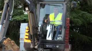 Volvo Compact Excavator EC27C Features [upl. by Anaidni]