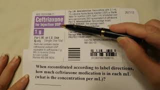 Using Dimensional Analysis to calculate drug dosages Interpreting Drug labels Reconstituted Drugs [upl. by Errot]