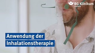 Anwendung der Inhalationstherapie  BG Klinikum Hamburg [upl. by Delamare533]