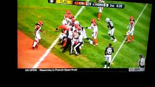 Bengals vs raiders fight opening game nfl [upl. by Siward567]