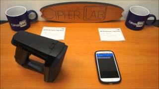 How to pair CipherLab 1861 or 1862 Bluetooth UHF RFID Handheld Reader to Android Phone  Tablet [upl. by Rochella]