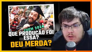 CASIMIRO REAGINDO AO REPÓRTER DOIDÃO ENEM 2024 DEU RUIM [upl. by Zena]