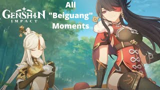 quotBeiguangquot All Beidou and Ningguang Cute amp Flirty Moments as of Genshin Impact V 24 [upl. by Thaddaus]