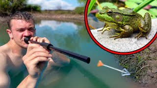 I Hunted Bullfrogs with a Blowgun [upl. by Gherlein]