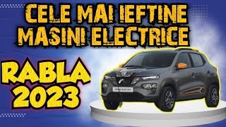 TOP Cele Mai IEFTINE MASINI ELECTRICE prin Rabla Plus 2023 [upl. by Loise]