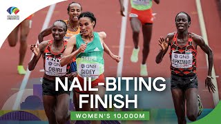 Womens 10000m final  World Athletics Championships Oregon 2022 [upl. by Yarw]