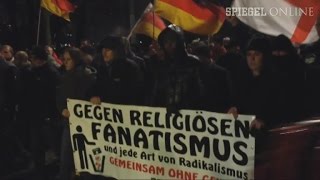 PegidaDemonstration Die Trotzigen von Dresden  DER SPIEGEL [upl. by Rumilly694]