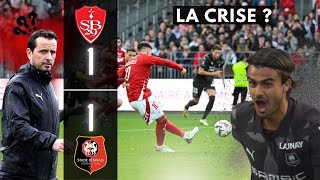 Rennes fantomatique dans le Derby Breton Un miracle pour arracher le nul contre Brest11Debrief [upl. by Llimaj]