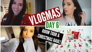 Room Tour amp Christmas Jumper Haul  VLOGMAS Day 6 [upl. by Assetal]