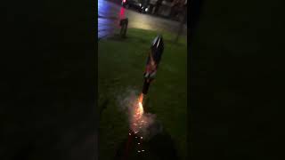 Double Burst Rockets Live Firing In The UK fireworksshow pyro topshotterfireworks fireworksuk [upl. by Coy]