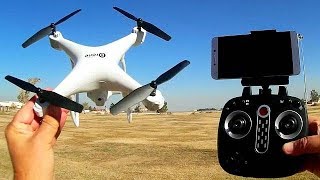 LH X25SWF FPV Camera Drone with Gimbal Flight Test Review [upl. by Sualohcin30]