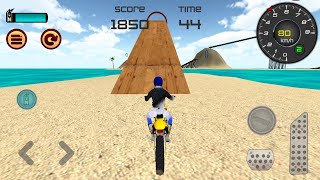 Jogo de Moto Corrida de Motocross Na Praia [upl. by Shewmaker197]