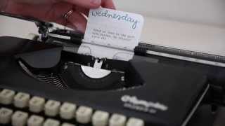 5 ways to use a Typewriter for Project life journaling [upl. by Benedikta742]