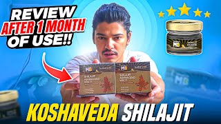 MuscleBlaze Koshaveda shilajit ashwa gold wsg77 1 month true review🔥 [upl. by Boar]