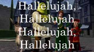 Shrek Hallelujah Lyrics [upl. by Jody]