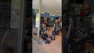 Dan Bilzerian girl in mansion gym [upl. by Ykcul]