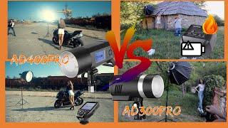 Godox AD400 Vs AD300  funzione colore  batteria danneggiata [upl. by Dyrraj633]